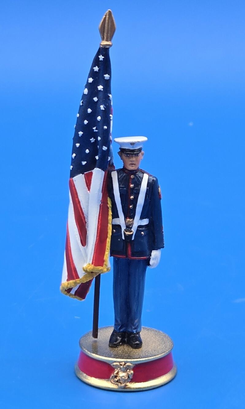 Hamilton Chess Piece Replacement USMC Marine Rook American Flag Bearer